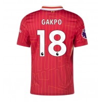 Dres Liverpool Cody Gakpo #18 Domaci 2024-25 Kratak Rukav